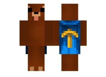 Плащ Золотая кирка для Minecraft
