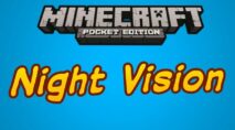 Мод Night vision для Minecraft PE