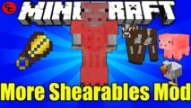 Мод на стрижку животных - More Shearables для Minecraft 1.11.2, 1.10.2, 1.7.10
